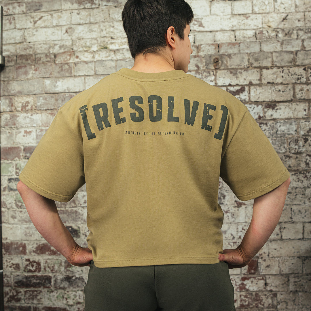 SBD Resolve Oversized T-Shirt - Sand-Inner Strength Products