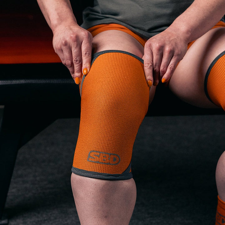 SBD Forge Powerlifting Knee Sleeves - Orange-Inner Strength Products