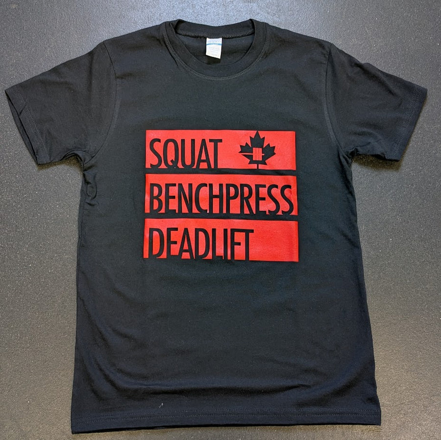 Inner Strength Products - Squat Benchpress Deadlift T-Shirt-Inner Strength Products