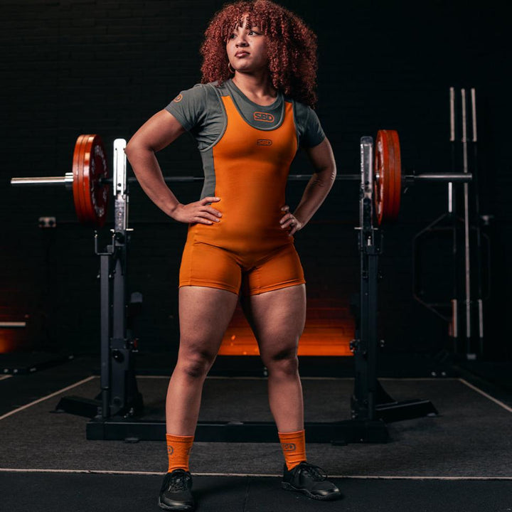 SBD Forge Powerlifting Singlet - Orange-Inner Strength Products