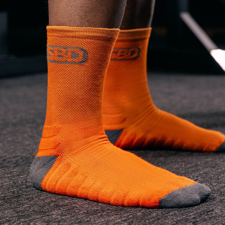 SBD Forge Sports Socks - Orange-Inner Strength Products