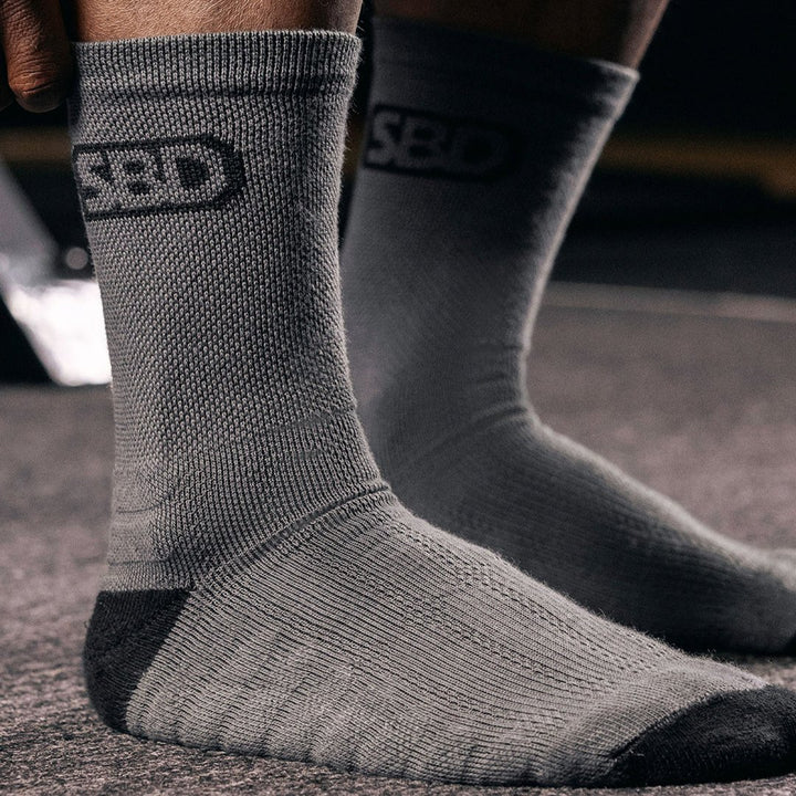 SBD Forge Sports Socks - Grey-Inner Strength Products