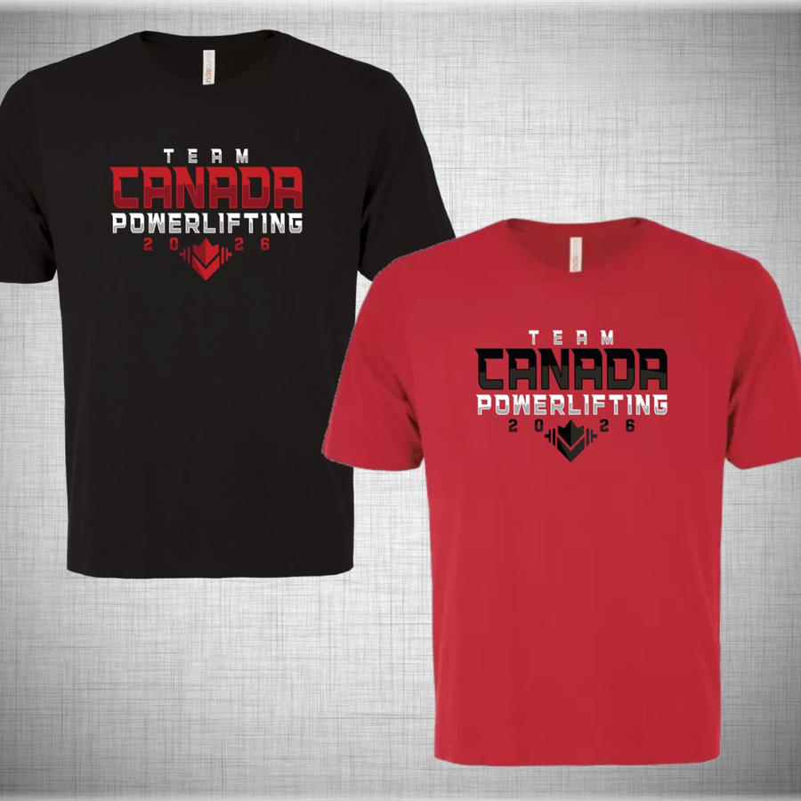 Team Canada Powerlifting 2026 T-Shirt-Inner Strength Products