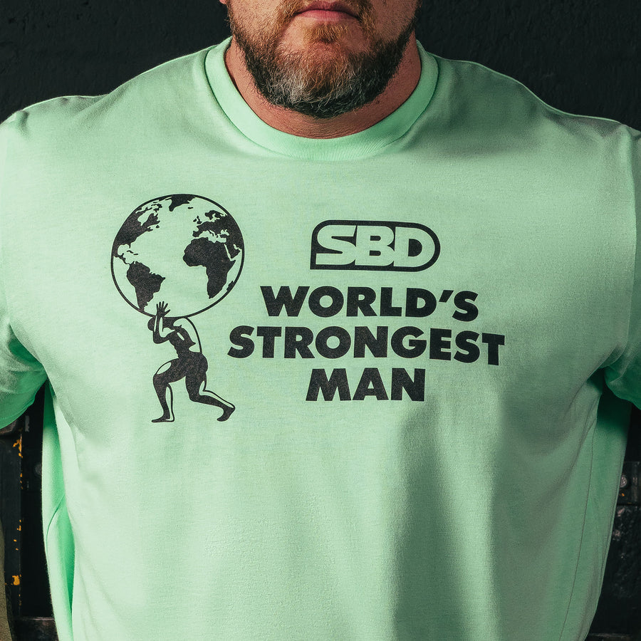 SBD World's Strongest Man 2026 Women's T-Shirt - Mint-Inner Strength Products