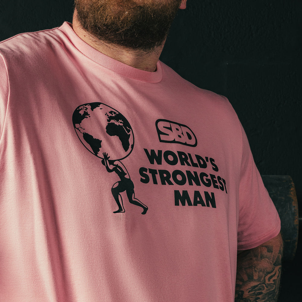 SBD World's Strongest Man 2026 Men's T-Shirt - Peony-Inner Strength Products