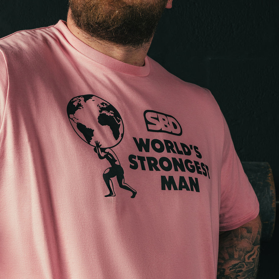 SBD World's Strongest Man 2026 Women's T-Shirt - Peony-Inner Strength Products