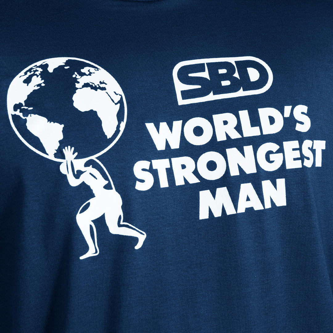 SBD World's Strongest Man 2024 - Women's T-Shirt - Blue