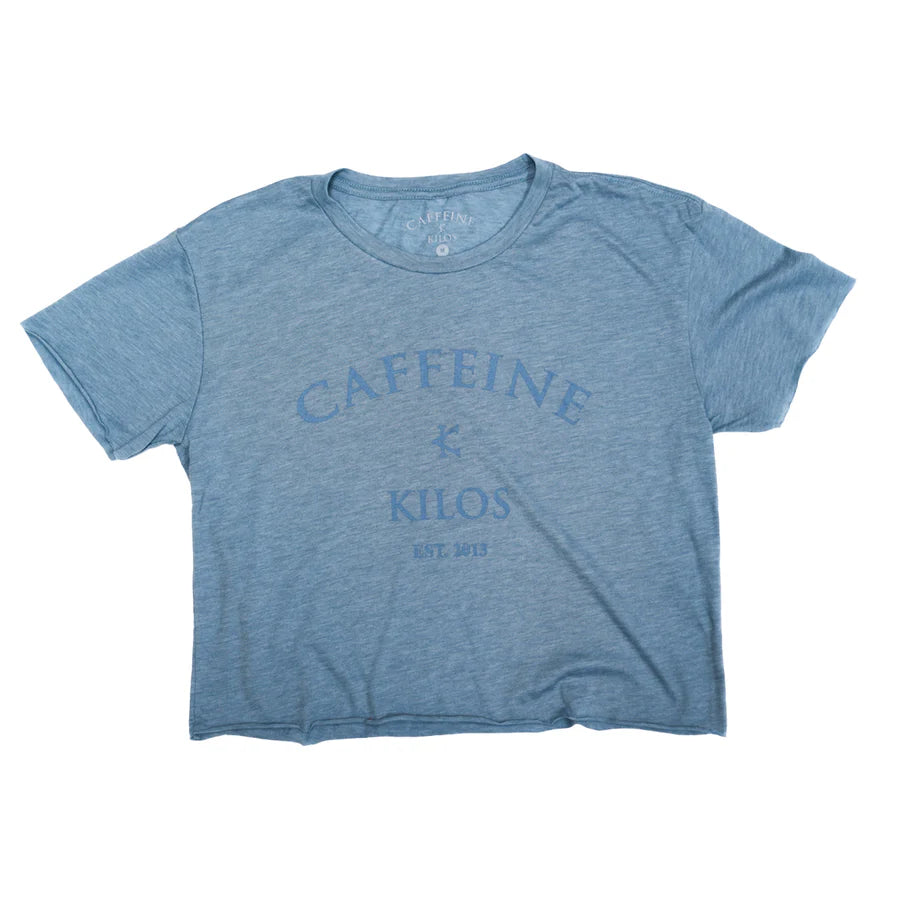 Caffeine and Kilos Arch Logo Crop Top-Inner Strength Products