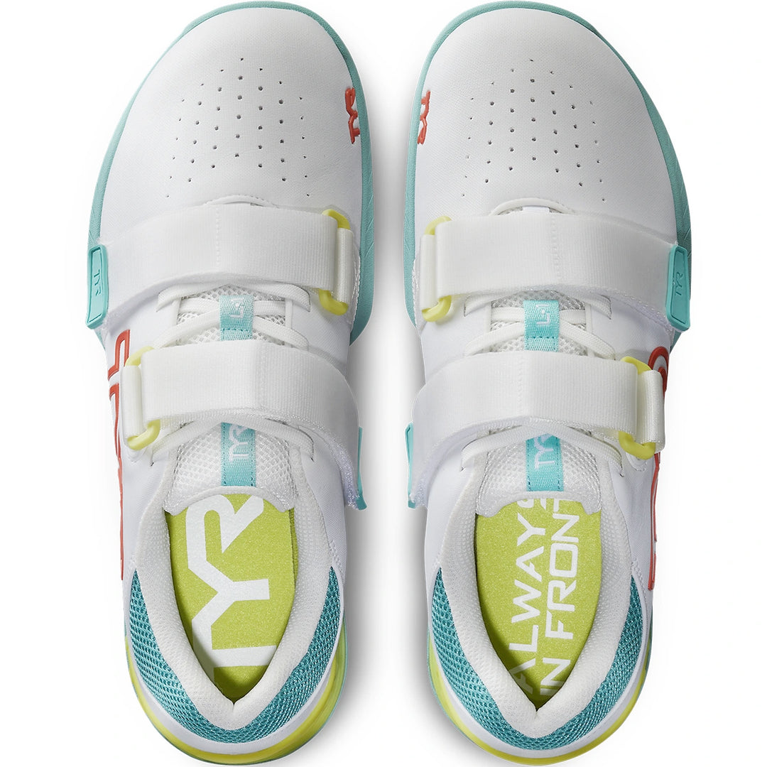 TYR L-1 Lifter White/Turquoise