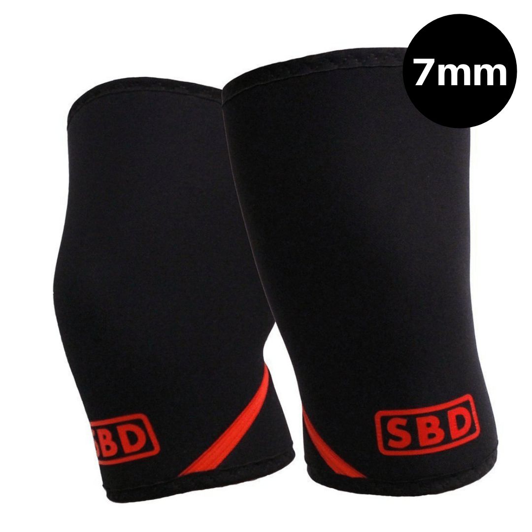 SBD Apparel Knee Sleeves SBD Knee Sleeves - Black & Red