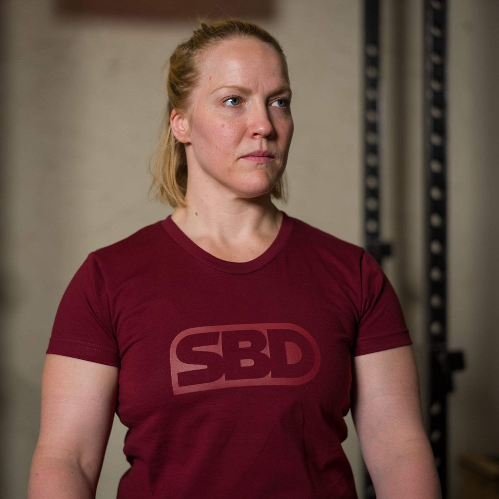 SBD Phoenix Brand T-Shirt - Burgundy-Inner Strength Products