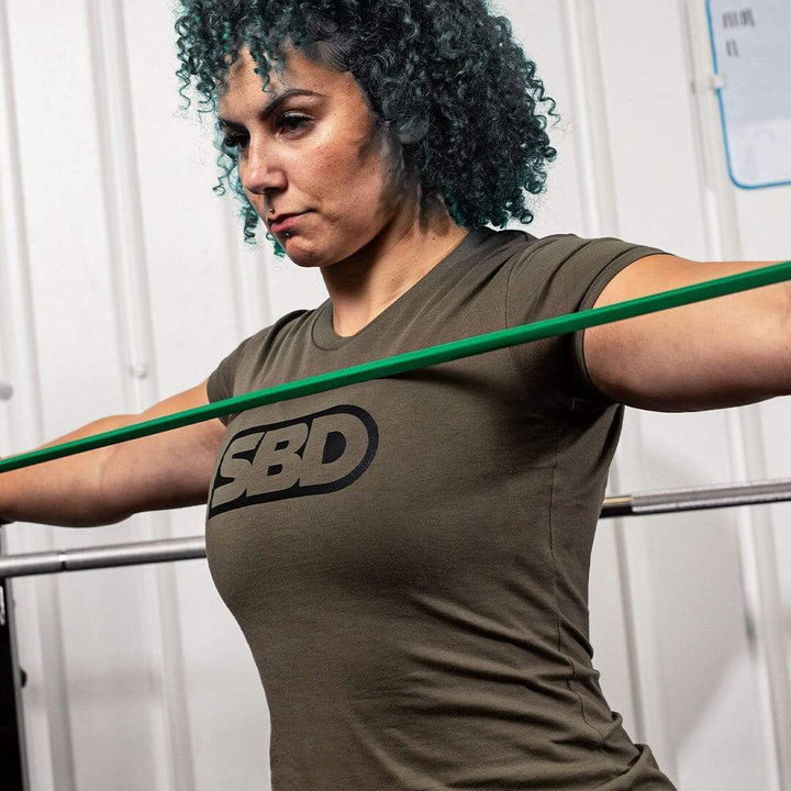 SBD Endure Brand T-Shirt - Green-Inner Strength Products