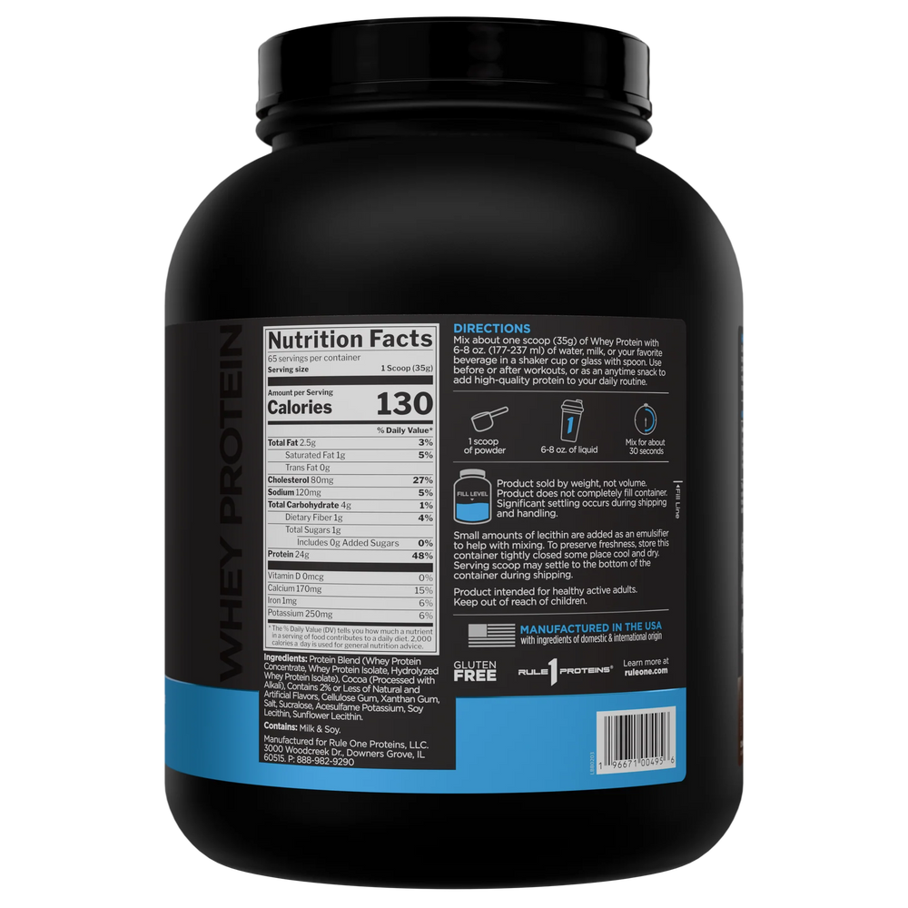 Rule 1 Whey Protein 5lbs-Inner Strength Products