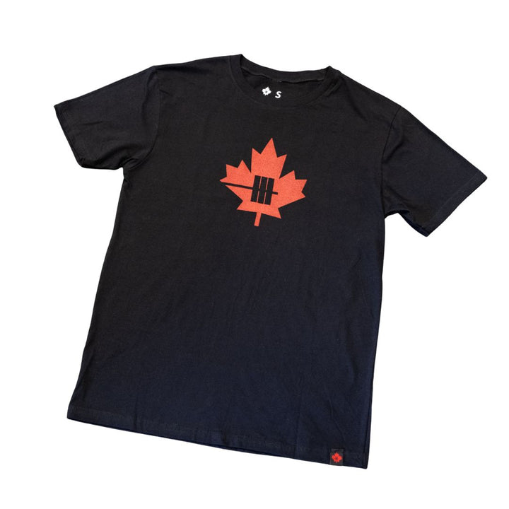 Inner Strength Products - Black Maple Leaf Tee