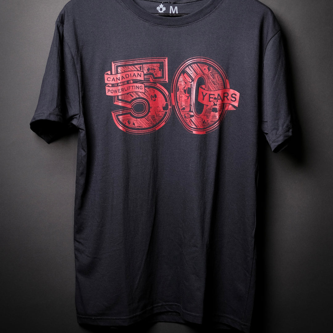 Union canadienne de dynamophilie - T-shirt noir pour enfants 50th Celebration