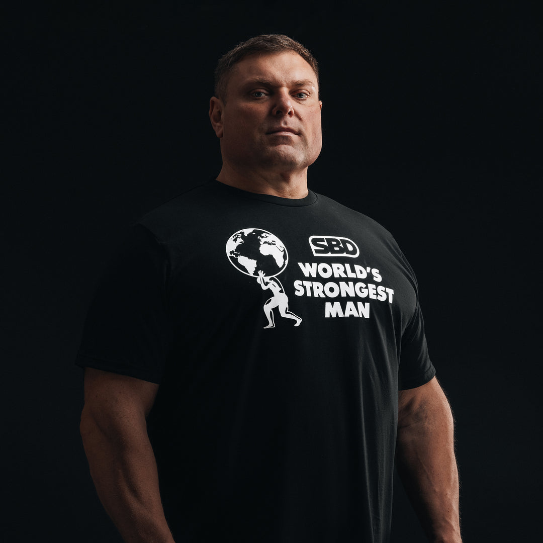 SBD World's Strongest Man 2023 - Men's T-Shirt - Black