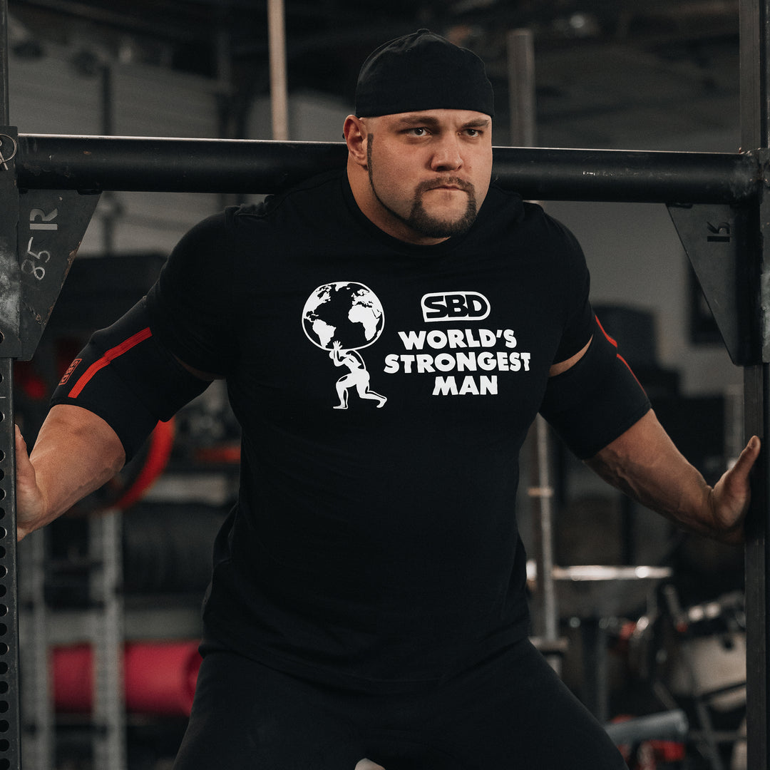 SBD World's Strongest Man 2023 - Men's T-Shirt - Black