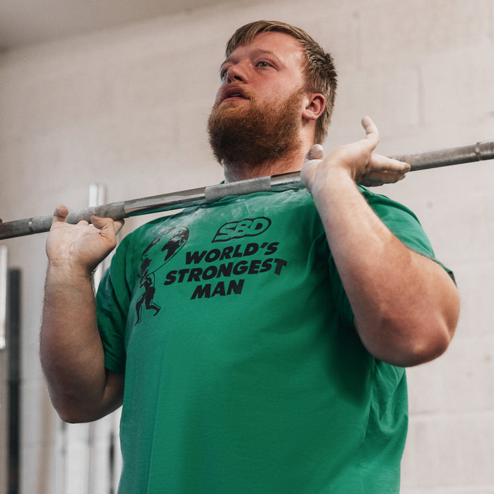 SBD World's Strongest Man 2023 - T-shirt pour hommes - Kelly Green