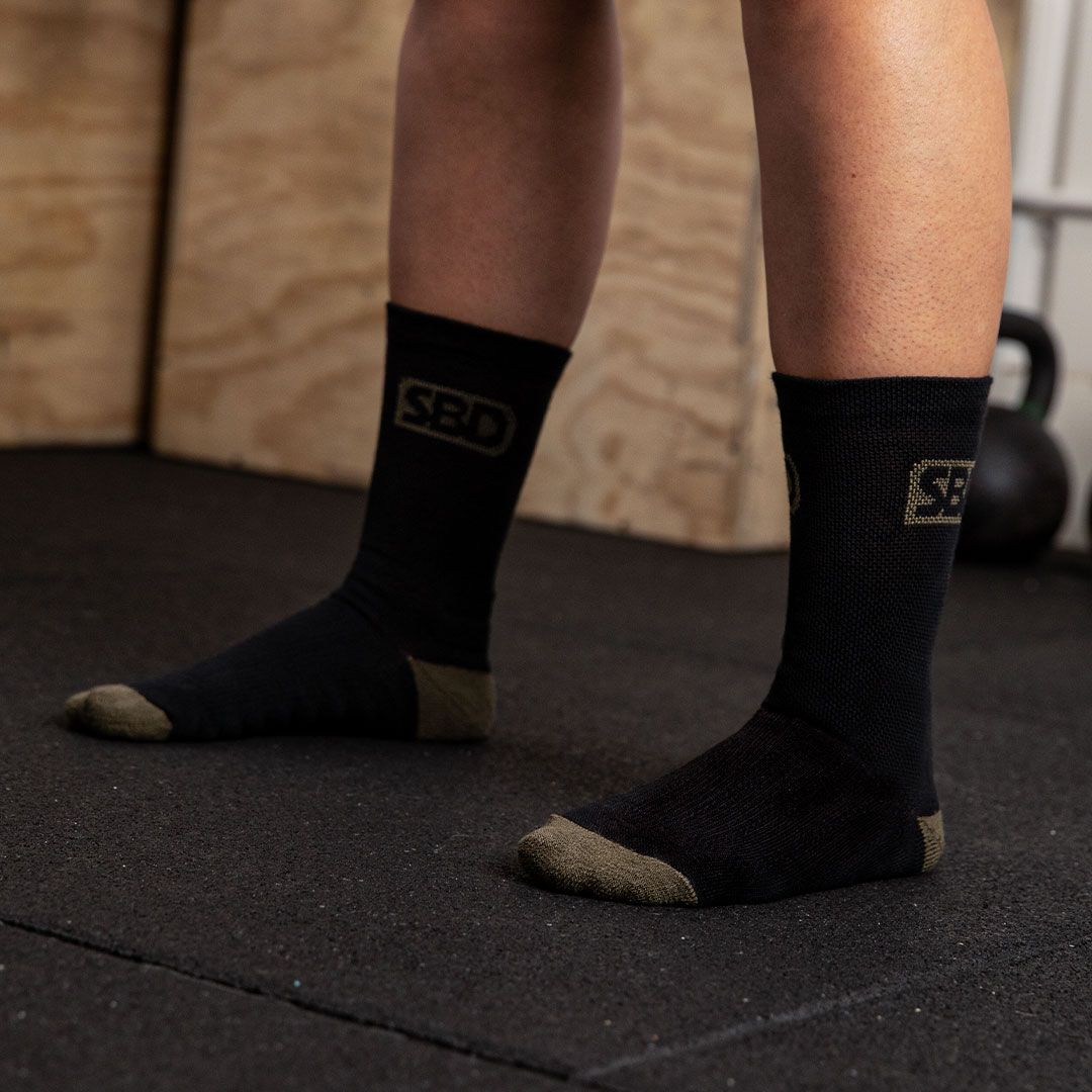 SBD Endure Sports Socks - Black