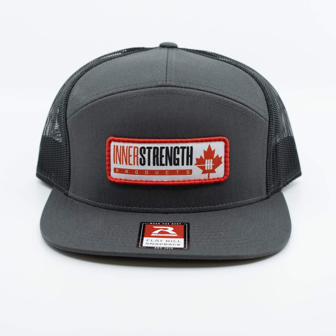 Inner Strength Products Hats Charcoal/Black Inner Strength 7 Panel Trucker Hat