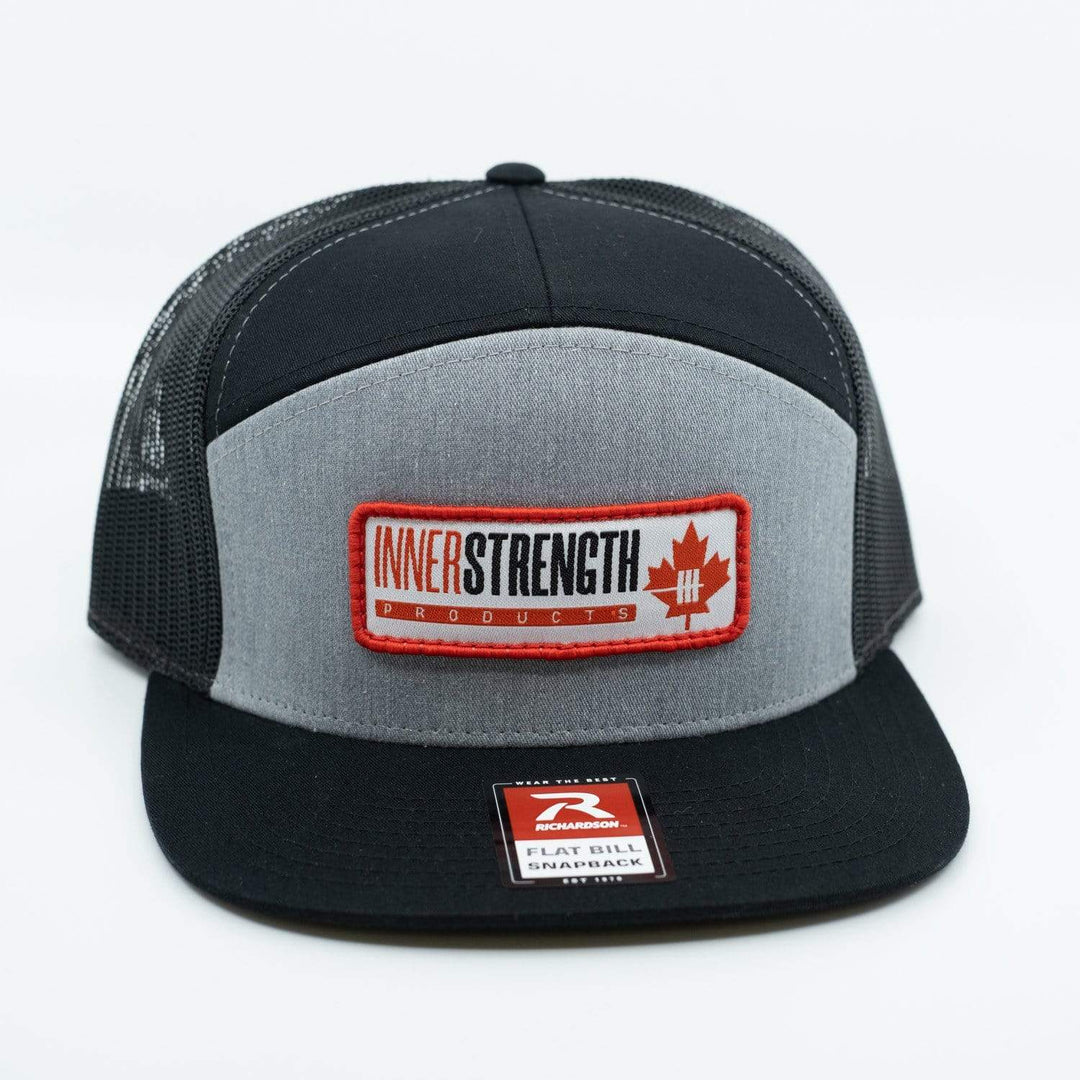 Inner Strength Products Hats Heather/Black Inner Strength 7 Panel Trucker Hat
