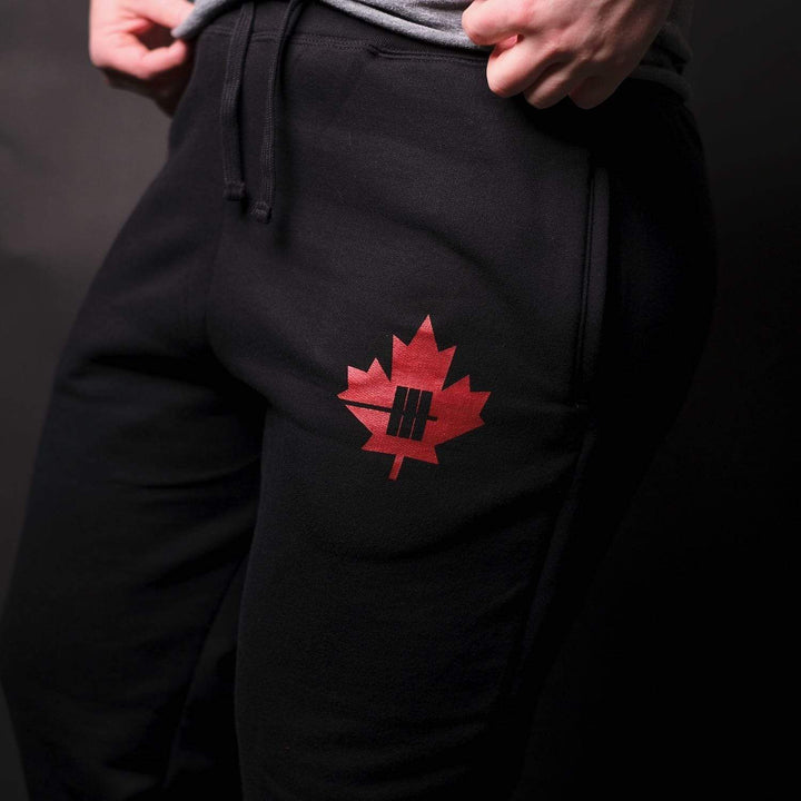 Inner Strength Products Pants Inner Strength Products - Maple Leaf Black Jogger