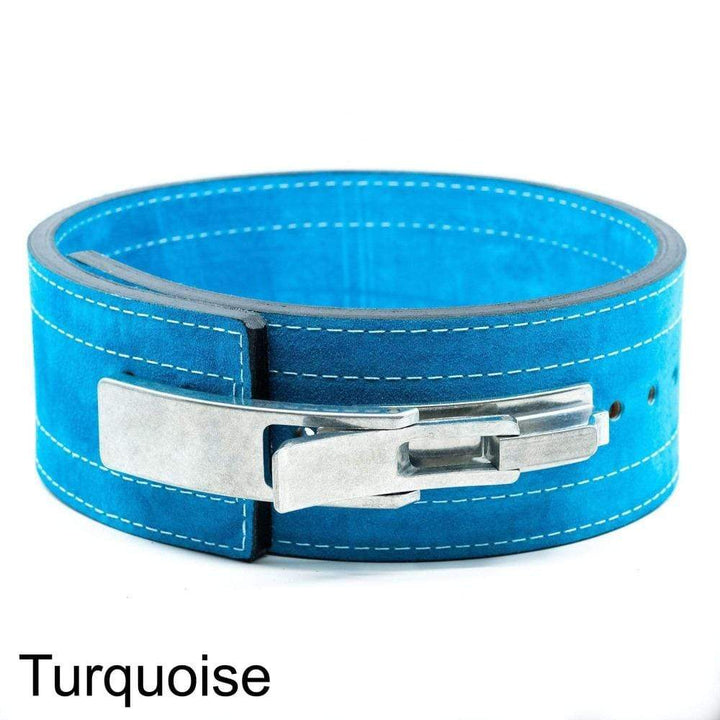 Inzer Advance Design Belts Large: Turquoise Inzer Forever 10mm Lever Belt