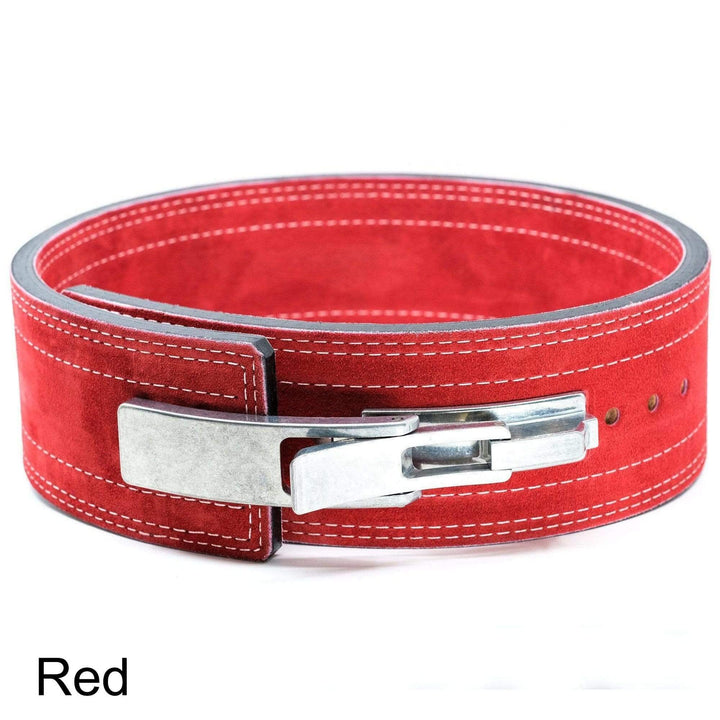 Inzer Advance Design Belts Small: Red Inzer Forever 13mm Lever Belt