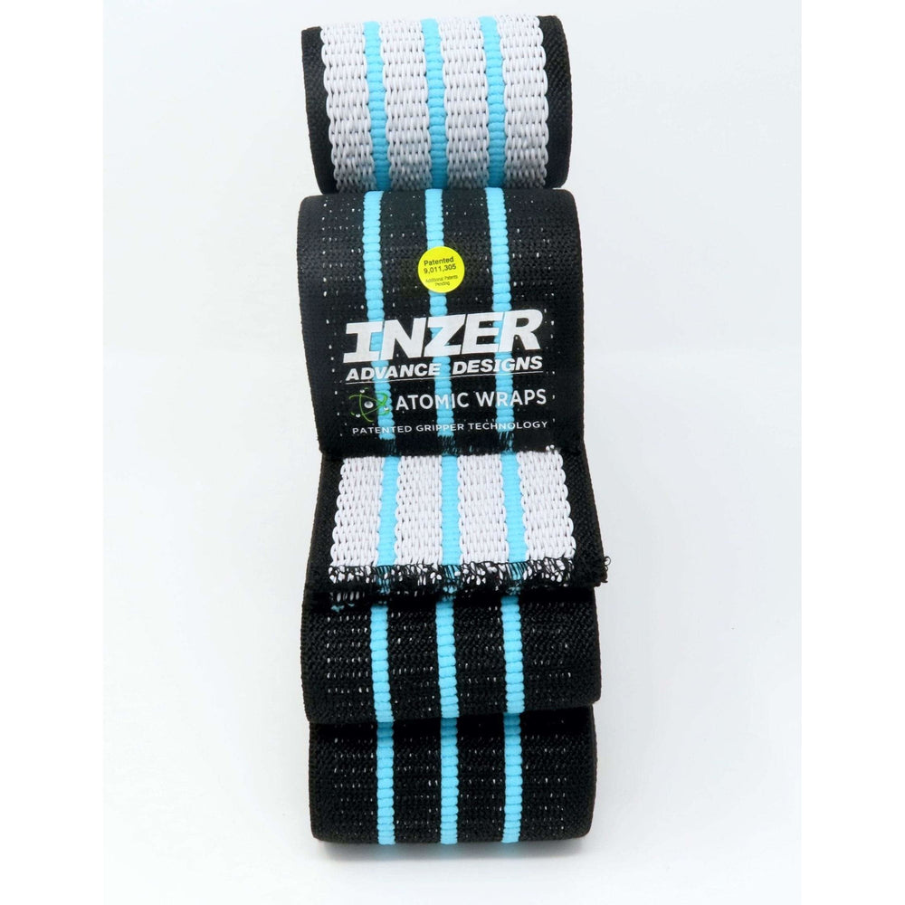 Inzer Advance Design Knee Wraps 2.5m Blue Inzer Atomic Knee Wraps
