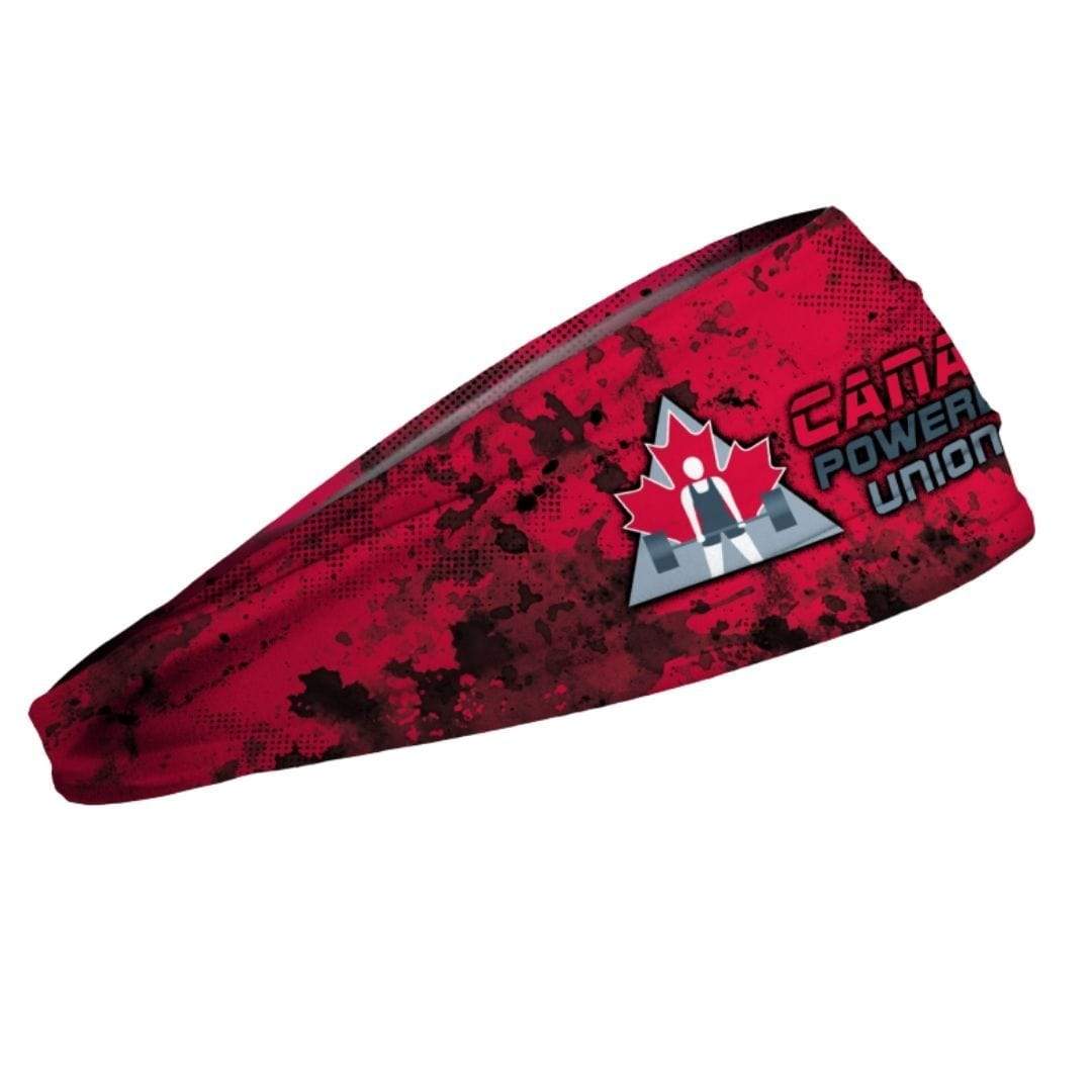 JUNK Brands headband Canadian Powerlifting Union Logo Grunge Headband - Big Bang Lite
