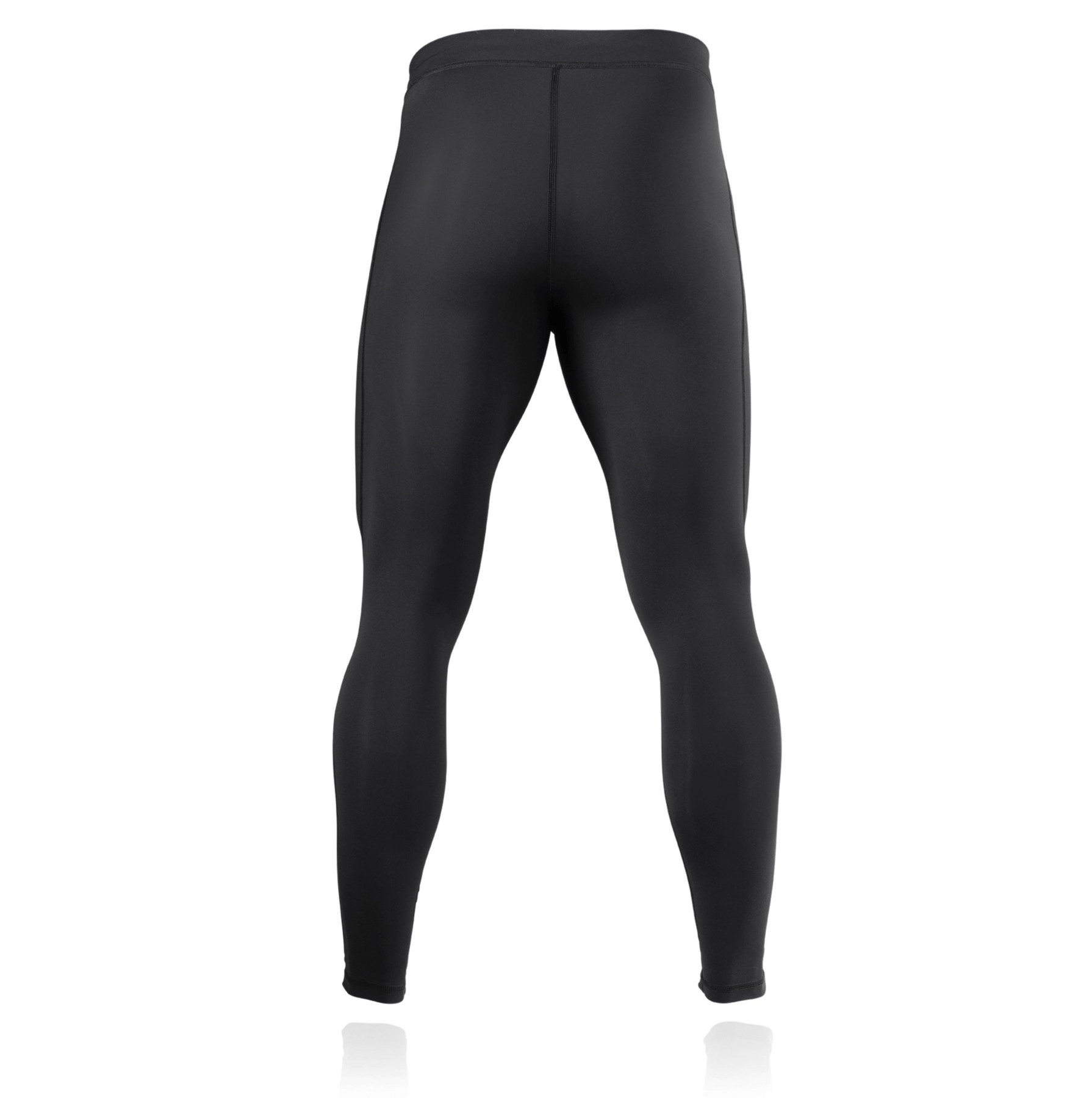 Compression Tights in Black Recycled Fabric