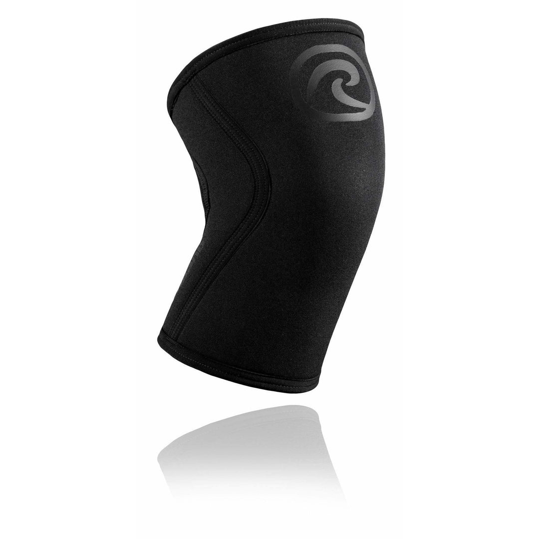 Rehband Knee Sleeves XSmall Rehband RX Knee Sleeve 7751 5mm Carbon Black (single sleeve)