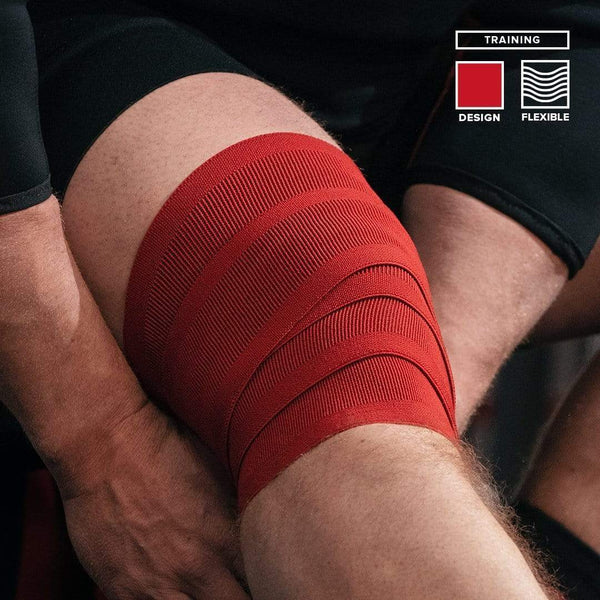 SBD Training Knee Wraps - Red – Inner Strength Products