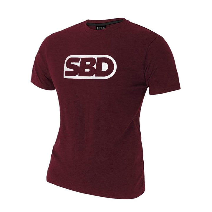 SBD Apparel Shirts Men's SBD T-Shirt - Burgundy w/White - Phoenix Range