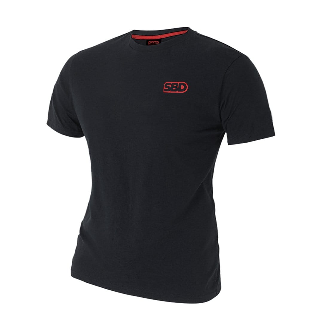 SBD Apparel Shirts Mens SBD Classic T-Shirt Black & Red