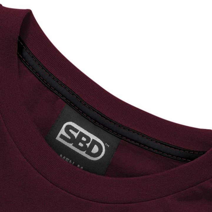 SBD Apparel Shirts Mens SBD T-Shirt - Burgundy w/Burgundy - Phoenix Range