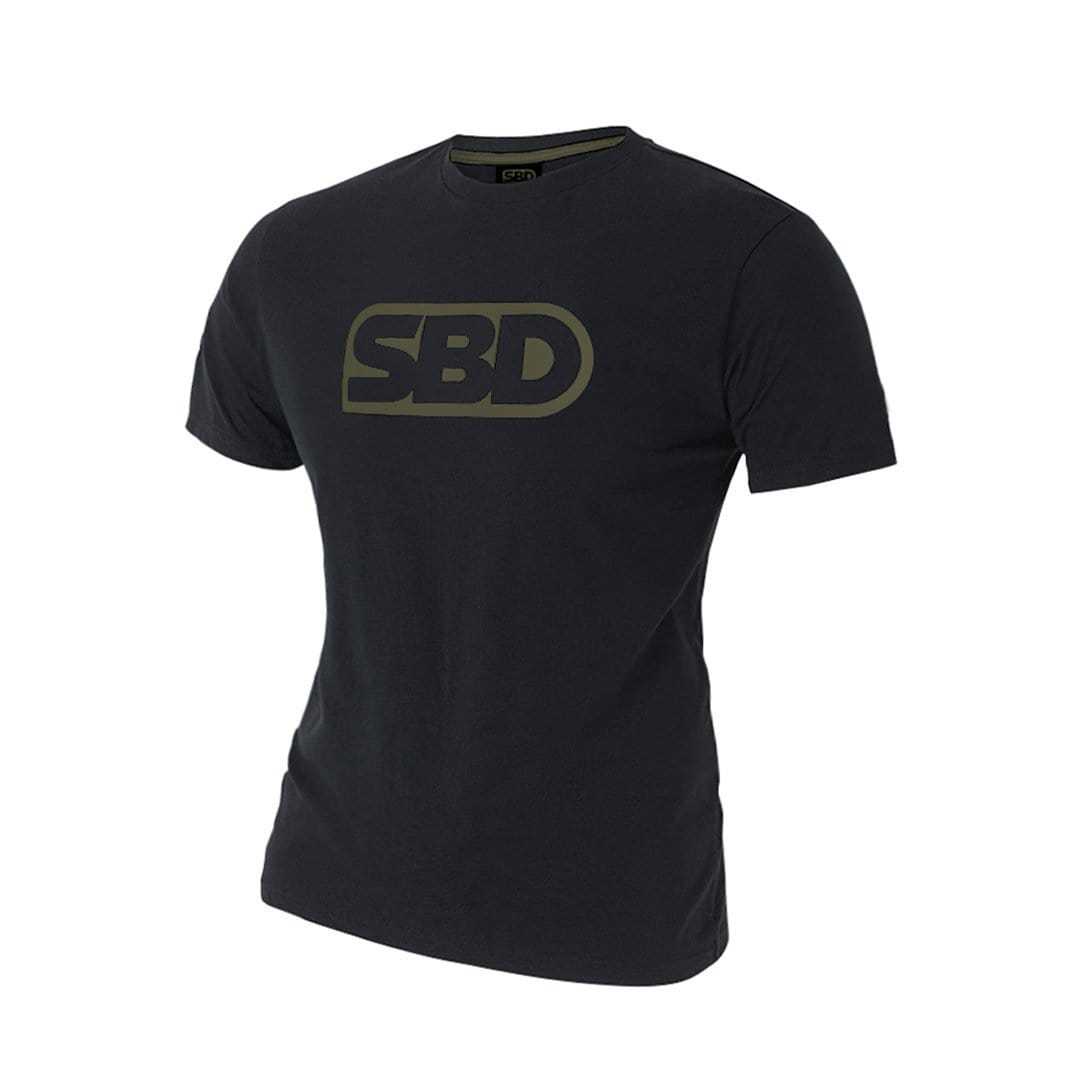 SBD Apparel Shirts Mens SBD T-Shirt Endure Range Black w/Green
