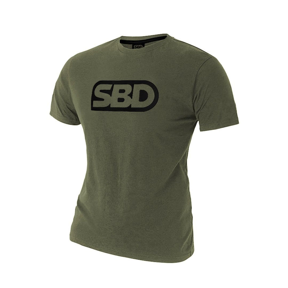 SBD Apparel Shirts Mens SBD T-Shirt Endure Range Green w/Black