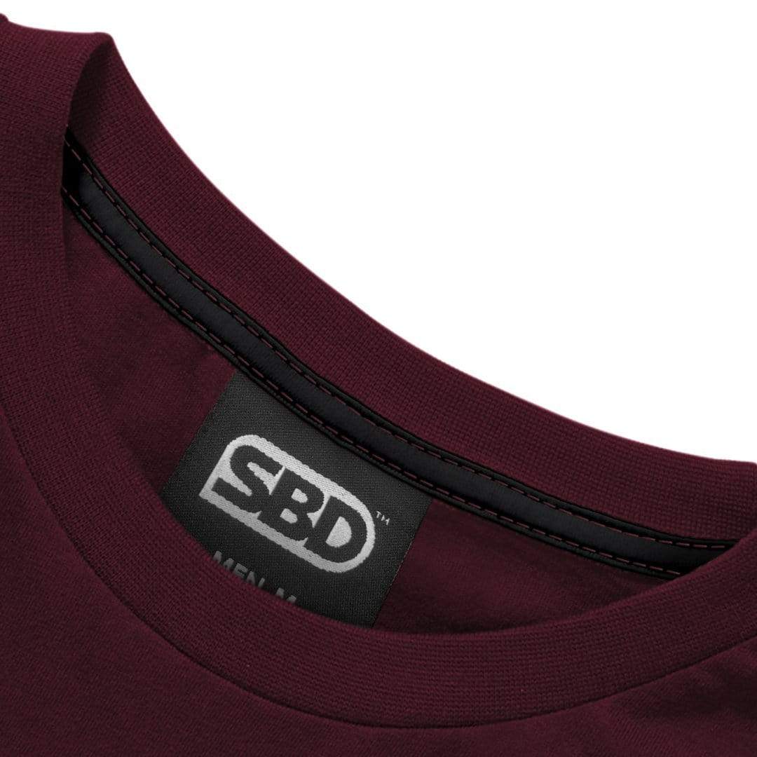 SBD Apparel Shirts Women's SBD T-Shirt - Burgundy w/White - Phoenix Range