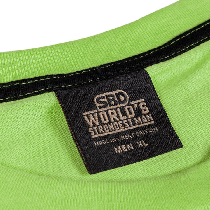 SBD Apparel Shirts World's Strongest Man T-Shirt 2022 - Green