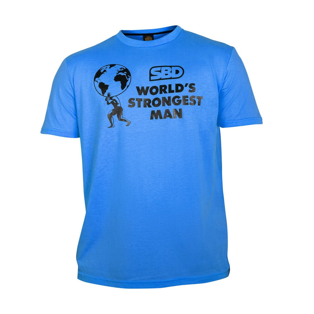 SBD Apparel Shirts World's Strongest Man T-Shirt 2022 - Women's - Blue