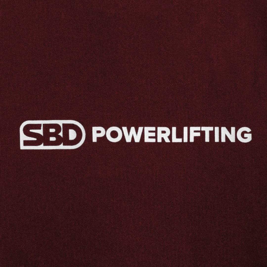 SBD Apparel Singlets SBD Powerlifting Singlet Men's Fit - Burgundy w/White - Phoenix Range