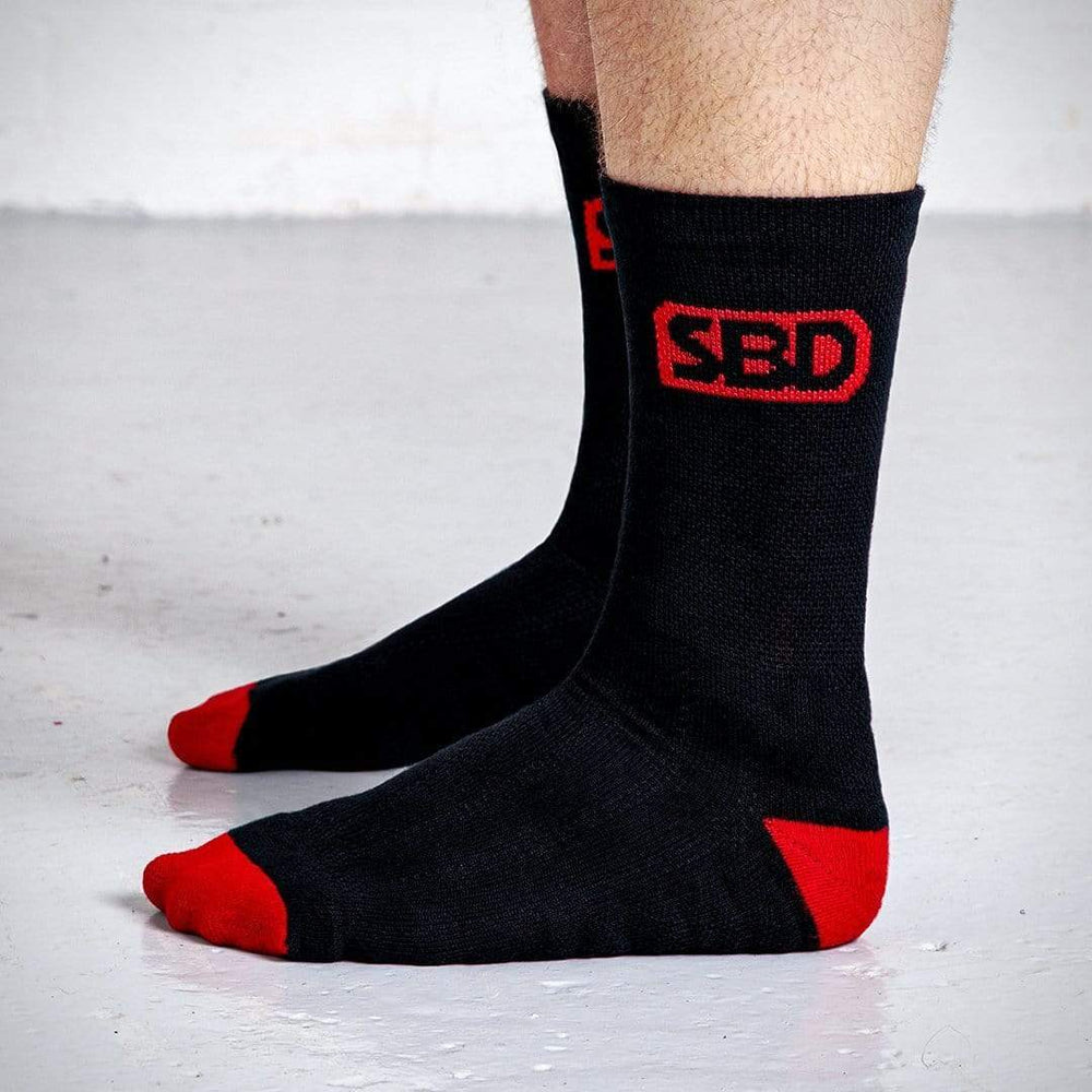 SBD Apparel Socks SBD Sport Socks - Red & Black (2020)
