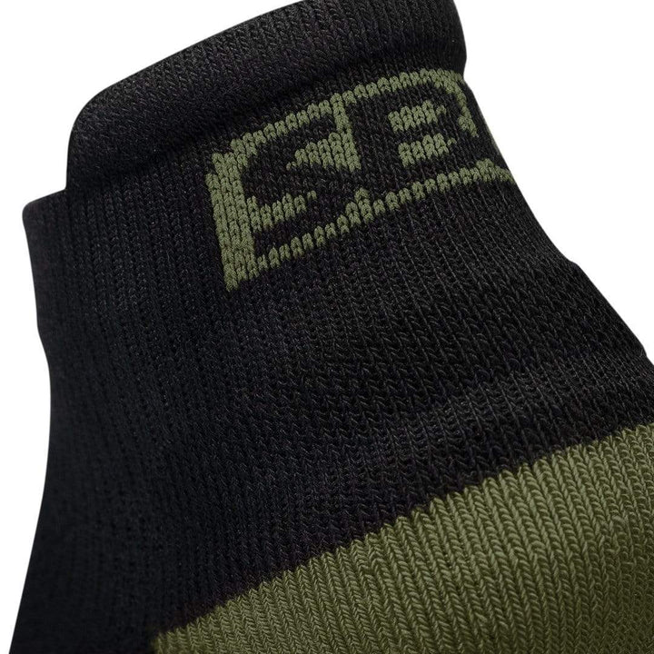 SBD Apparel Socks SBD Trainer Socks - Black w/Green - Endure Range