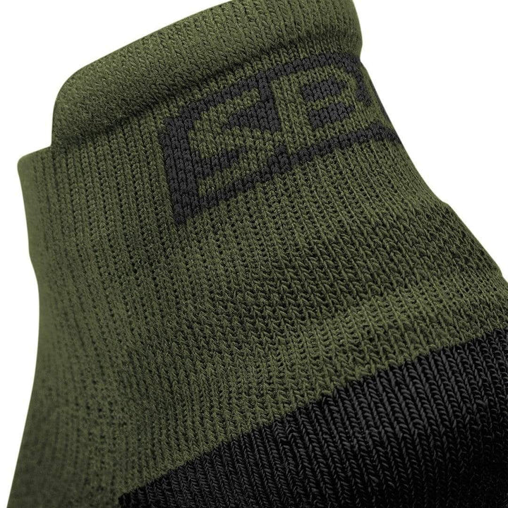 SBD Apparel Socks SBD Trainer Socks - Green w/Black - Endure Range