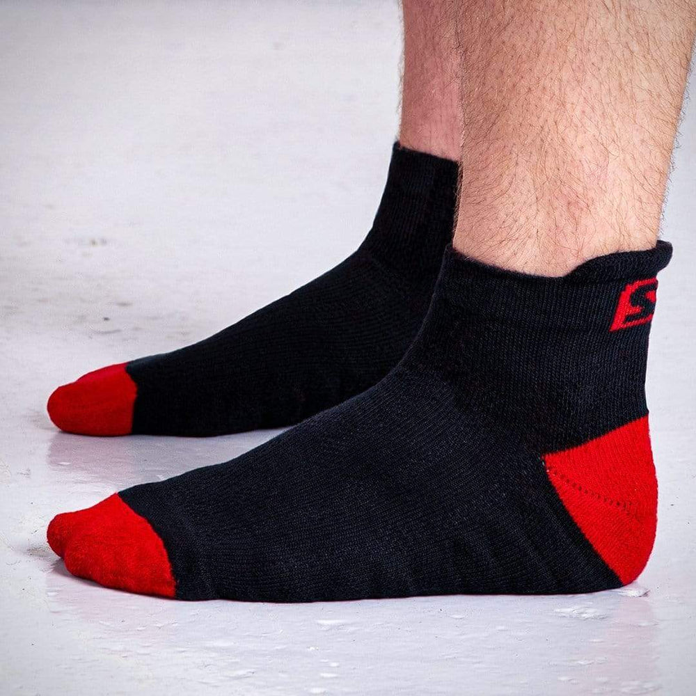 SBD Apparel Socks SBD Trainer Socks - Red & Black (2020)