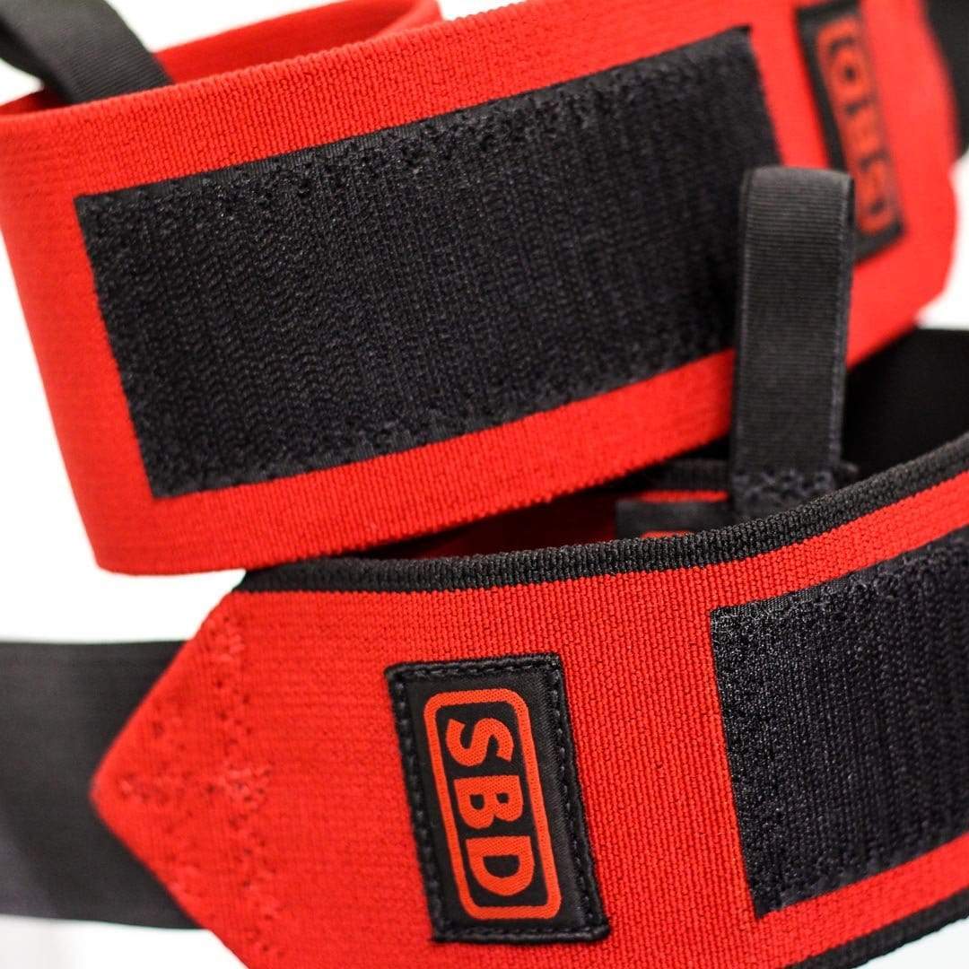 SBD Apparel Wrist Wraps SBD Wrist Wraps - Black & Red