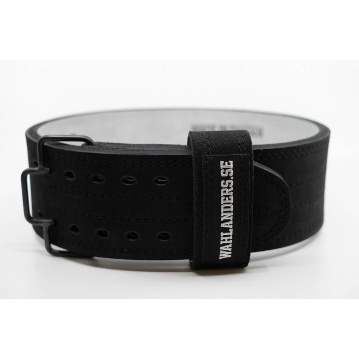 Wahlanders Sweden Belts Large - Black with Black Stitching Soft Core (suede) Wahlanders Belts SOFT CORE