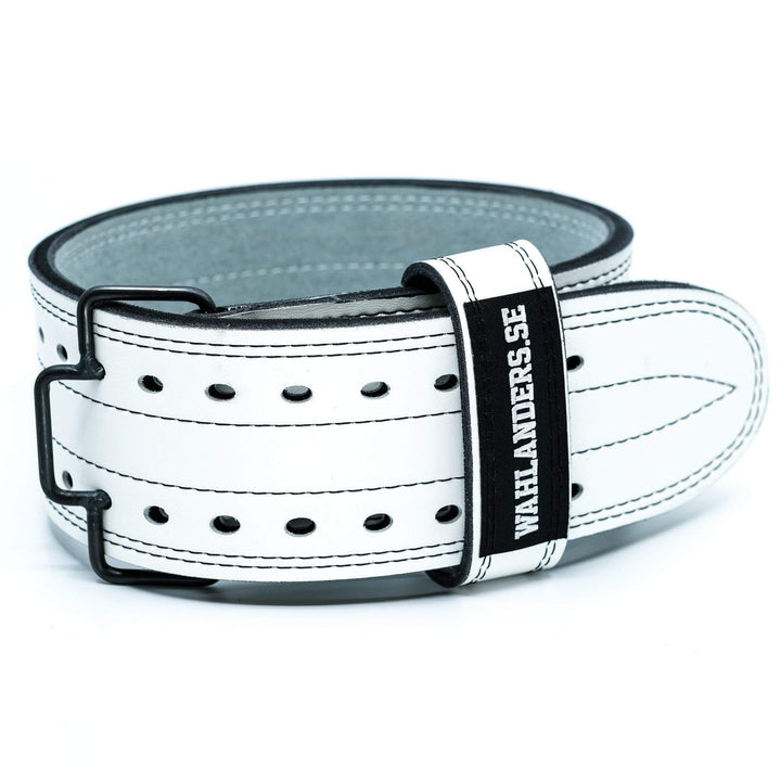 Wahlanders Sweden Belts Small - White with Black Stitching Soft Core (VEGAN) Wahlanders Belts SOFT CORE