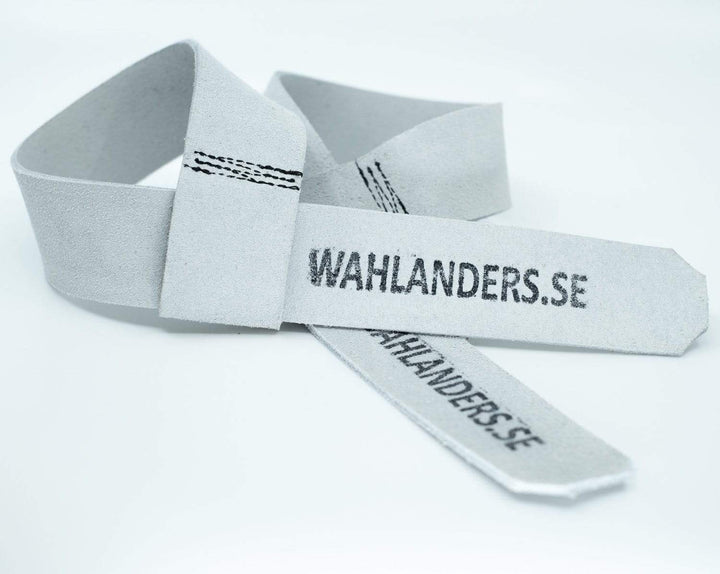 Wahlanders Sweden Lifting Straps Grey Wahlanders Leather Lifting Straps